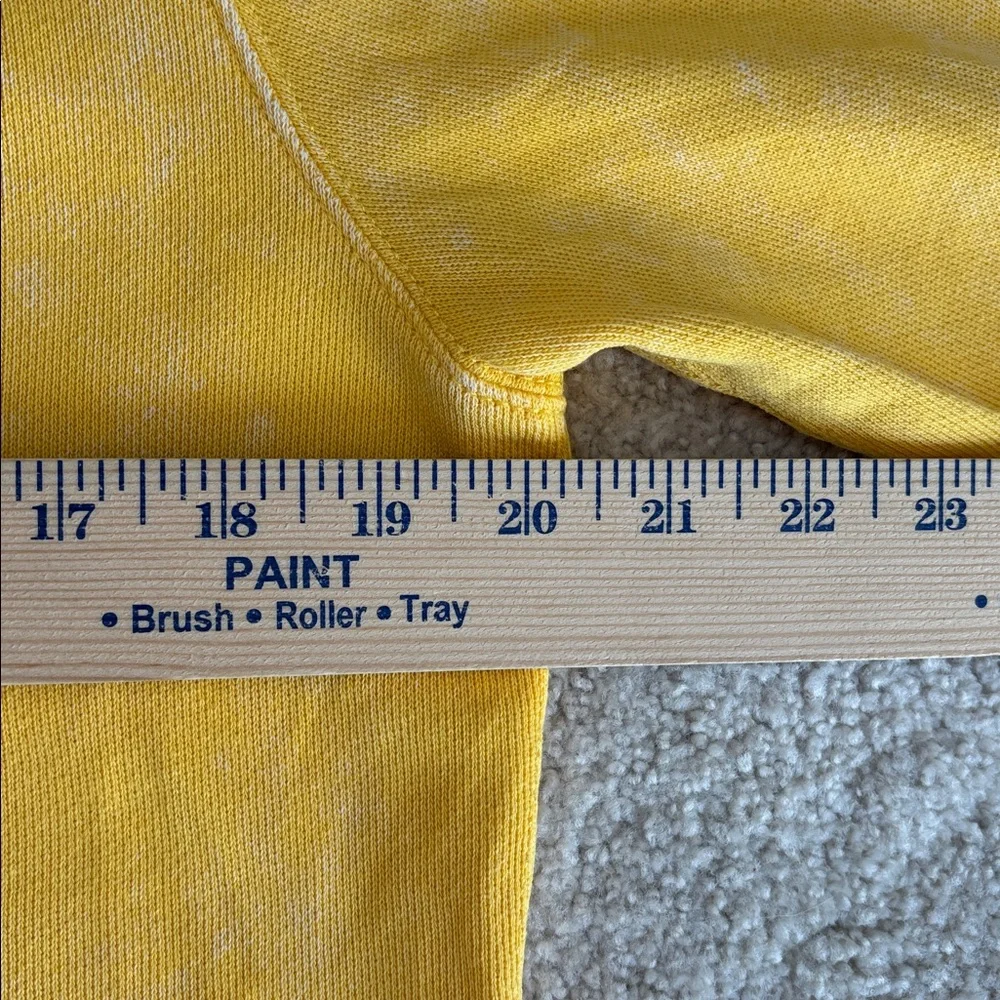 Polo Ralph Lauren Distressed Yellow Big Pony‎ Logo Full Zip Hoodie Boys Large